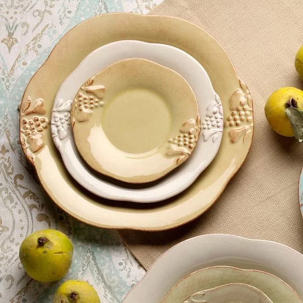 Тарелка закусочная Madeira Harvest 21 см, материал керамика, цвет кремовый, Costa Nova, Португалия, MA235-CRM(MP212-00201I) - изобр. 8