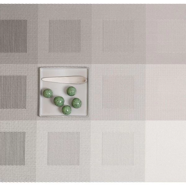 Салфетка подстановочная Engineered squares, 36x48см, серебро, Chilewich, 0071-ENGS-LTGR - изобр. 8