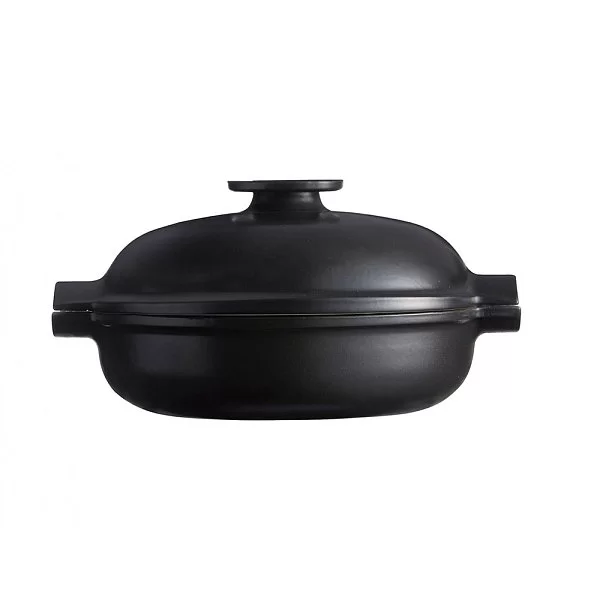 Сотейник керамический Delight 2,5 л индукционный диаметр 26 см, цвет графит, Emile Henry, Франция, 776625 - изобр. 8