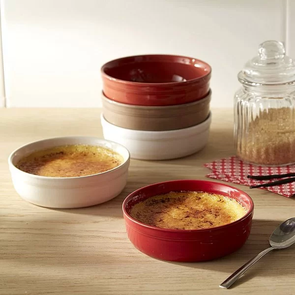 Набор из 2-х рамекинов №12 для крем-брюле диаметр 12 см, цвет гранат, материал керамика, Emile Henry, Франция, 344013 - изобр. 8