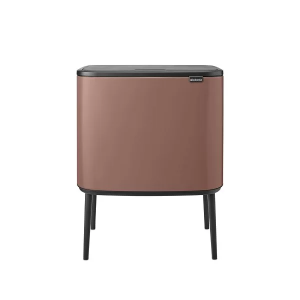 Мусорный бак 2-х секционный BO TOUCH BIN 11+23 л, сталь, цвет светло-коричневый, Brabantia, 234064 - изобр. 7