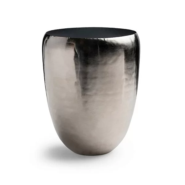 Корзина для мусора Nile Silver 21х21х25 см, латунь, Kassatex, США, ANL-WB-SLV - изобр. 7