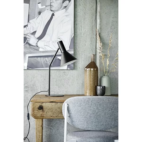 Лампа настольная Lyss 18x50 см, материал железо, цвет черный матовый, Frandsen, Дания, 2509_65011 - изобр. 8