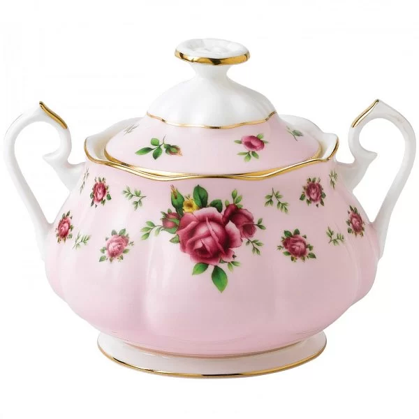 Сахарница New Country Roses объем 350 мл, материал фарфор, Royal Albert, Великобритания, NCRPNK25865 - изобр. 7