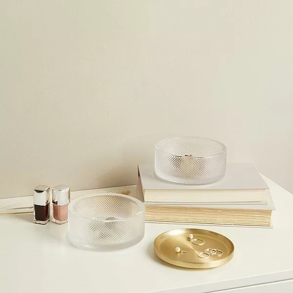 Шкатулка для украшений Tesora, диаметр 13 см, цвет золотой, стекло, Umbra, Канада,1013238-104 - изобр. 9