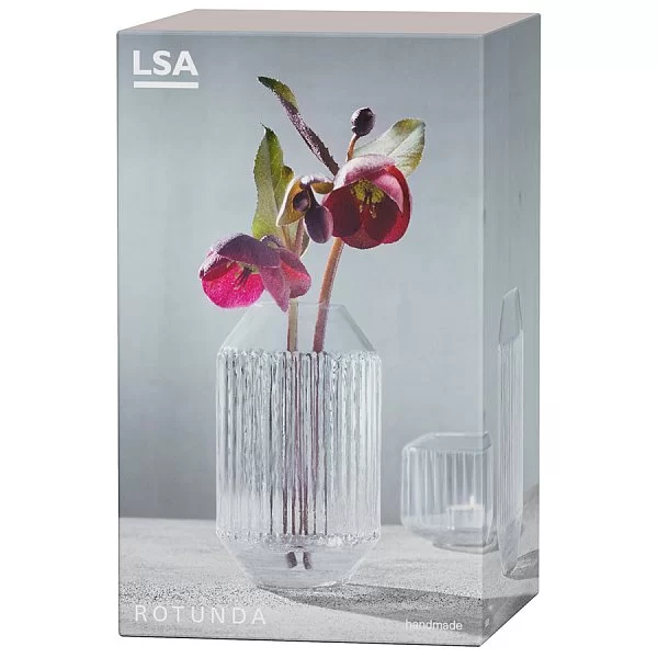 Ваза Signature Rotunda 15 см, выдувное стекло, LSA International, Великобритания, G1655-15-301 - изобр. 11