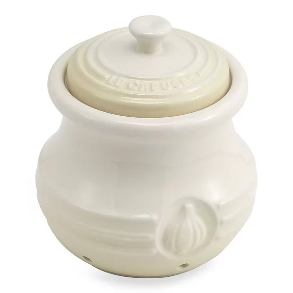 Банка для хранения чеснока 12 см, материал керамика, цвет жемчужный, Le Creuset, Франция, 91019800810000 - изобр. 8