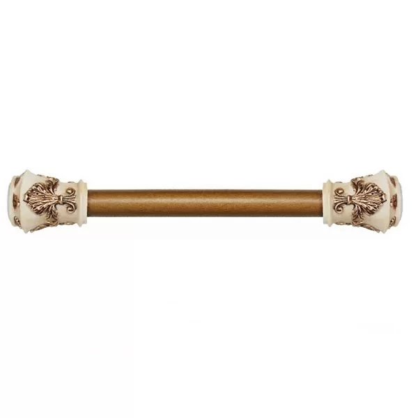 Карниз для ванной Fleur De Lis, 110-200 см, металл, Carnation Home Fashions, США, TSR-FL/02 - изобр. 8