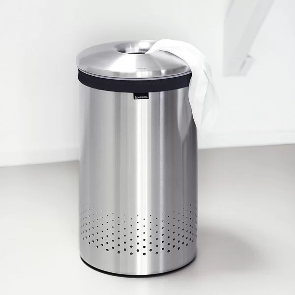 Бак для белья 60л, стальной матовый, Brabantia, 105180 - изобр. 13