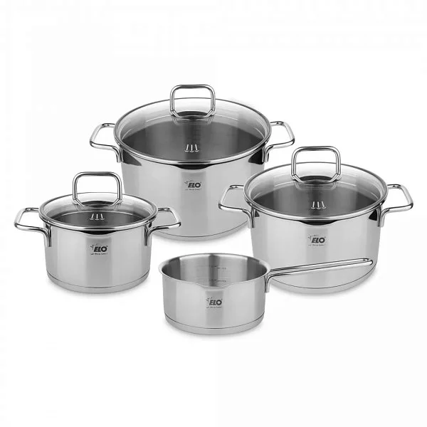Набор посуды из нержавеющей стали Smart Steam, 4 предмета, ELO, Германия, 72404 - изобр. 7