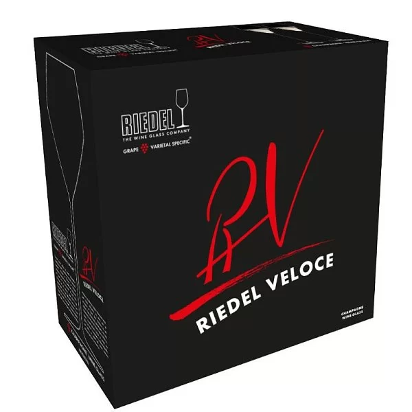 Набор из 2 бокалов для шампанского Veloce Champagne, объем 327 мл, хрусталь, Riedel, Австрия, 6330/28 - изобр. 9