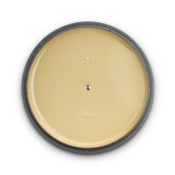 Кастрюля круглая 22 см, объем 3,3 л, материал эмалированный чугун, цвет серый, Le Creuset, Франция, 21177225412430 - изобр. 10