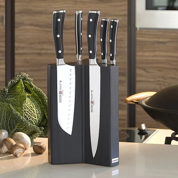 Магнитная подставка для 6-ти ножей 17,9x25,3 см, материал бук, цвет черный, Wüsthof, Германия, 7277-1 - изобр. 11