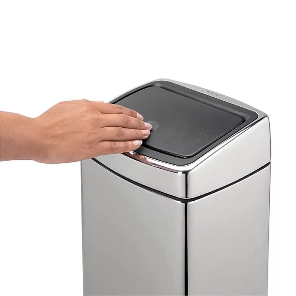 Мусорный бак Touch Bin 10л, полированная сталь, Brabantia, 477201 - изобр. 12