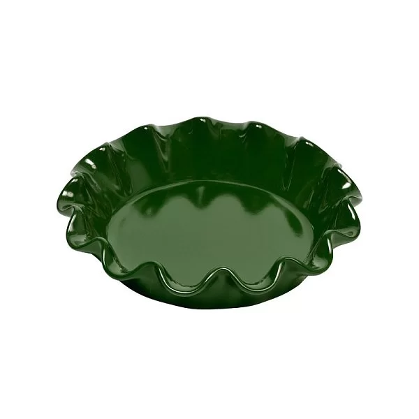 Форма для фруктового пирога 26,5 см, керамика, цвет лавровый лист, Emile Henry, Франция, 196187 - изобр. 7