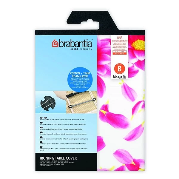 Чехол для гладильной доски 124x38см (B), розовый сантини, Brabantia, 100741 - изобр. 8