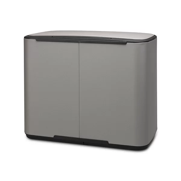 Мусорный бак 2 секции Pedal Bin Bo, серый, 11+23л, Brabantia, 121562 - изобр. 12