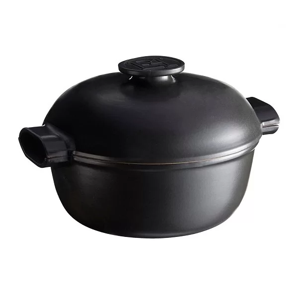 Кастрюля керамическая Delight 4 л индукционная диаметр 26,5 см, цвет графит, Emile Henry, Франция, 776640 - изобр. 7