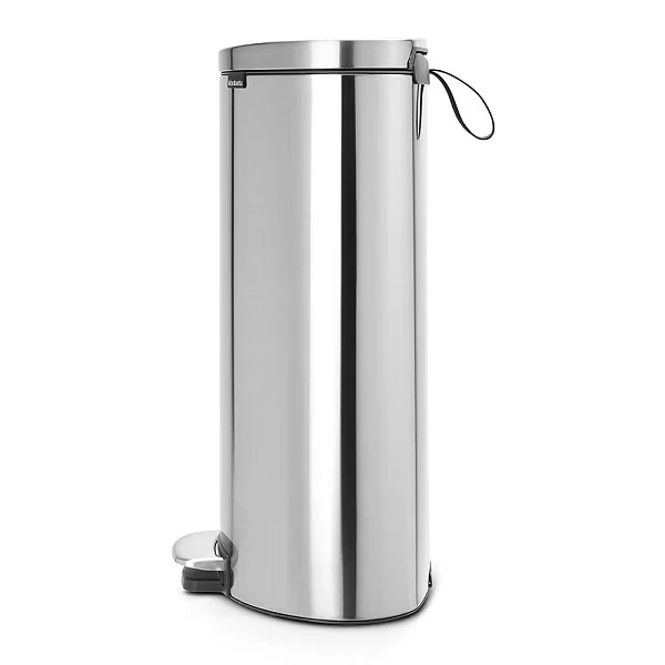 Мусорный бак эргономичный FlatBack+, 30л, матовая сталь, Brabantia, 482007 - изобр. 8