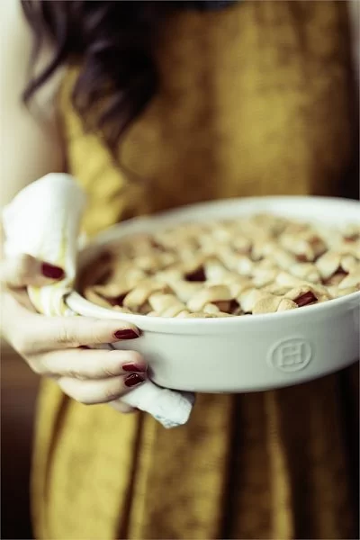 Форма для десертов круглая 24,5 см, материал керамика, цвет мускат, Emile Henry, Франция, 966280 - изобр. 9