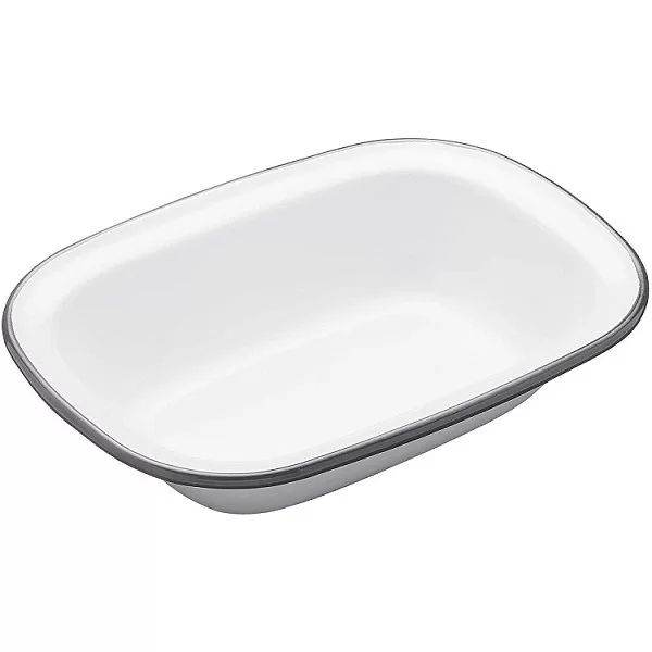 Эмалированная форма для выпечки, длина 20 см, цвет серый, сталь, Kitchen Craft, Великобритания, LNENOBPIE20 - изобр. 7