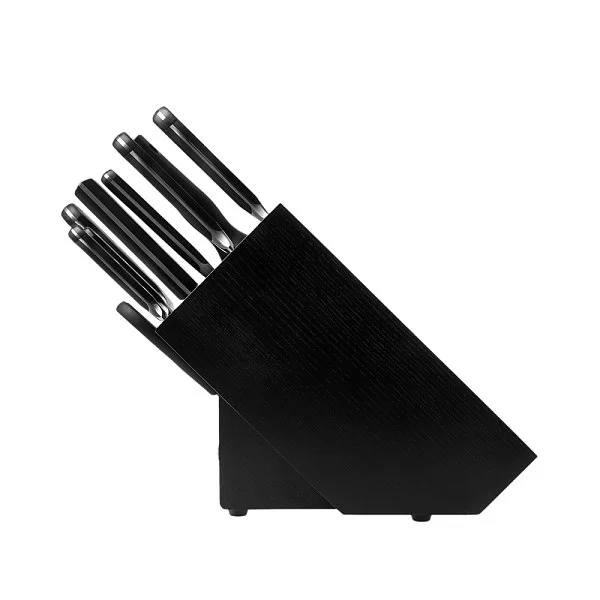 Набор из 9 кухонных ножей + ножницы+вилка+мусат на деревянной подставке, кованая сталь, Wusthof, Германия, 1090171204 - изобр. 9