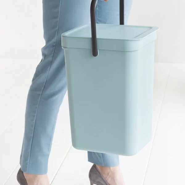 Мусорное ведро Sort & Go встраиваемое, 12л, мятный, Brabantia, 109744 - изобр. 13
