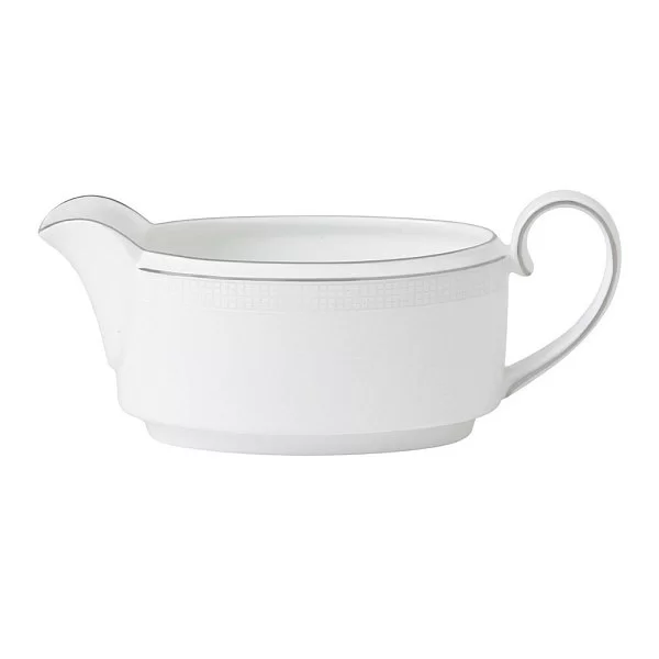 Соусник Vera Wang Blanc Sur Blanc 23,4x14,5x11,2 см, 350 мл, материал фарфор, цвет белый, Wedgwood, Великобритания, 50108305605 - изобр. 7