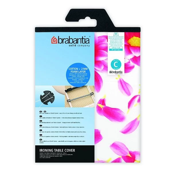 Чехол для гладильной доски 124x45см (C), розовый сантини, Brabantia, 100765 - изобр. 8