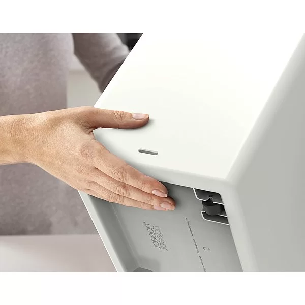 Контейнер для мусора с двумя баками Totem Pop 60 л, сталь, цвет серый, Joseph Joseph, Великобритания, 30091 - изобр. 10