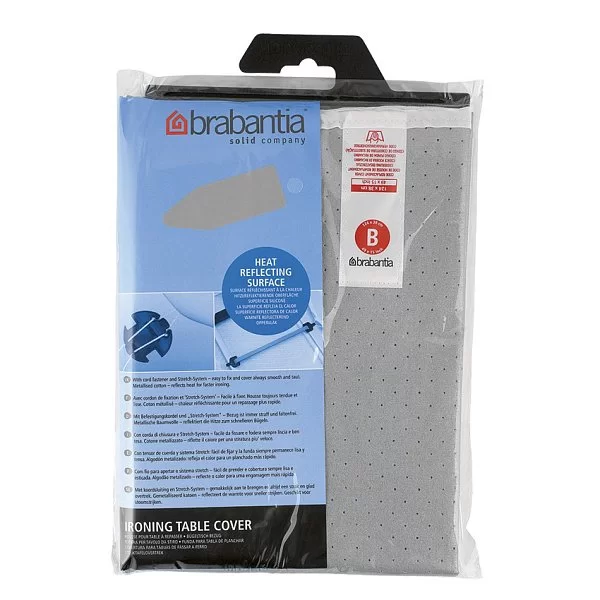 Чехол для гладильной доски 124x38см (B), металлизированный, Brabantia, 317705 - изобр. 8
