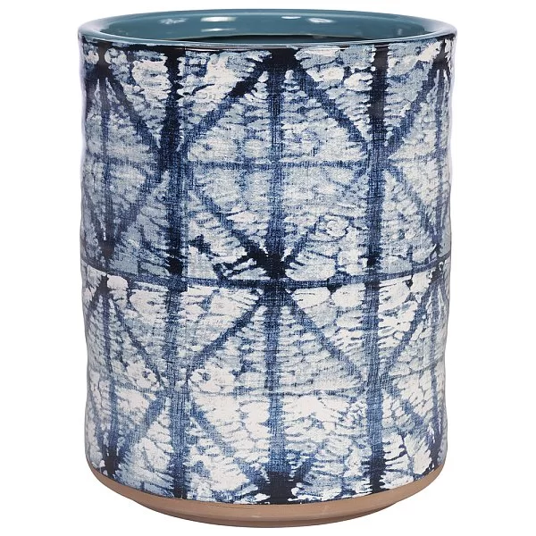 Корзина для мусора Shibori 19х20х25 см, материал керамика, Creative Bath, США, SHB54IND - изобр. 7