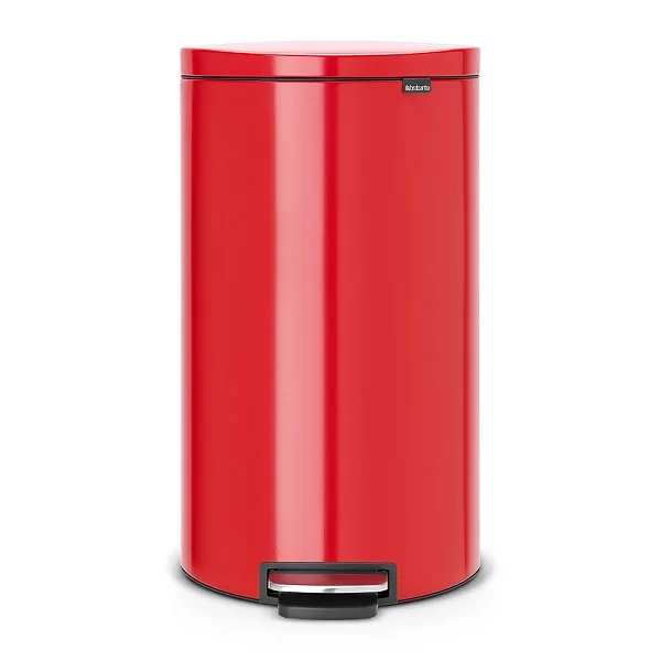Мусорный бак эргономичный FlatBack+, 30л, пламенно-красный, Brabantia, 484988 - изобр. 7