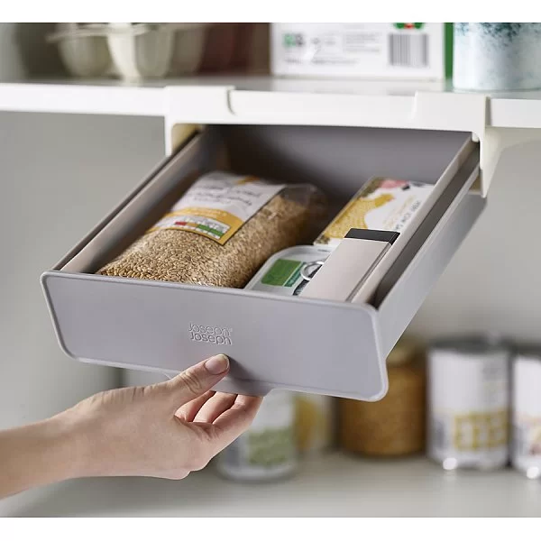 Ящик-органайзер CupboardStore подвесной 23,5х22,5х10 см, материал полипропилен, цвет серый, Joseph Joseph, Великобритания, 85148 - изобр. 9