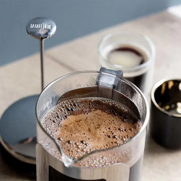 Кофейник френч-пресс La Cafetiere 1,5 л, нержавеющая сталь+стекло, Kitchen Craft, Великобритания, LCROMA12CPSIL - изобр. 9