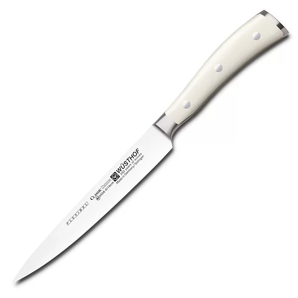Нож филейный Ikon Cream White, 16см, Wusthof, 4556-0 - изобр. 7