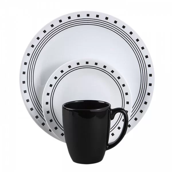 Набор посуды 16 предметов City Block на 4 персоны, стекло, Corelle, 1074208 - изобр. 7