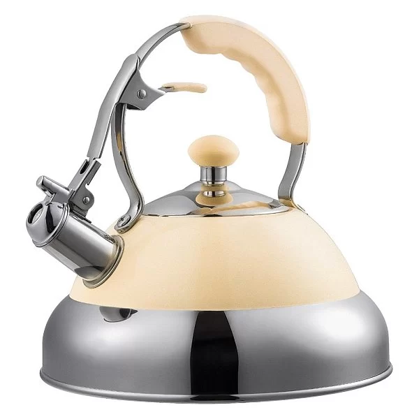 Чайник наплитный со свистком Classic 2,75л цвет кремовый, Wesco, Германия, 340521-23 - изобр. 7