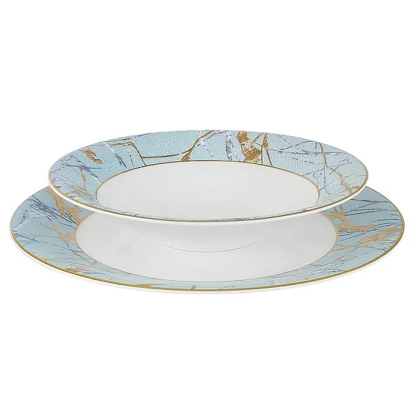 Обеденный сервиз "Марсель" на 6 персон 27 предметов, костяной фарфор, Anna Lafarg Emily, AL-M2262_27-E9 - изобр. 9