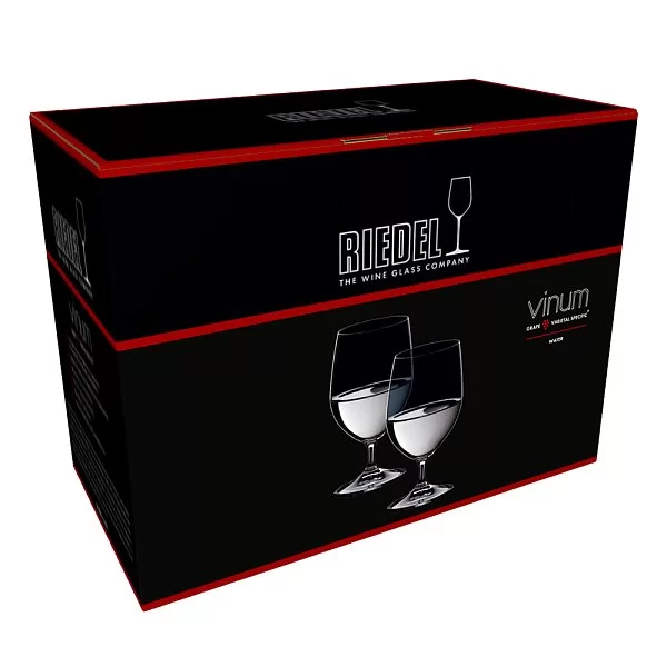 Набор бокалов для воды Water 350 мл, хрусталь, 2 шт, Vinum, Riedel, 6416/02 - изобр. 9