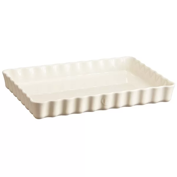 Форма керамическая для пирога 24х34 см,цвет кремовый, Emile Henry, Франция, 026038 - изобр. 7