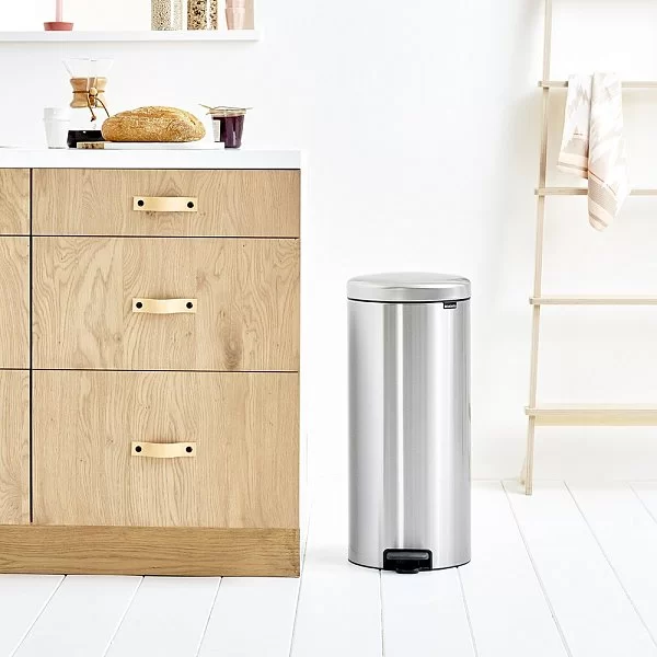 Мусорный бак с педалью NewIcon, 30л, стальной матовый, Brabantia, 111822 - изобр. 11