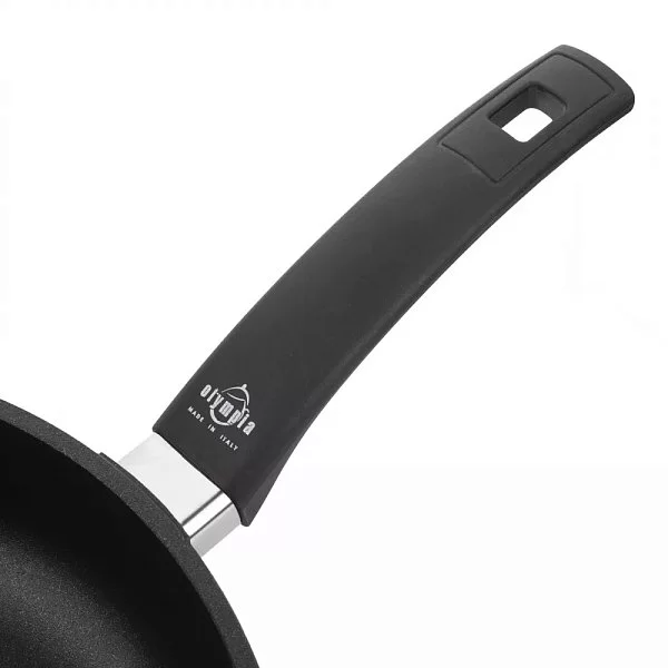 Сковорода глубокая с антипригарным покрытием 28 см, литой алюминий c частицами титана, Olympia, Италия, 21.28 - изобр. 9