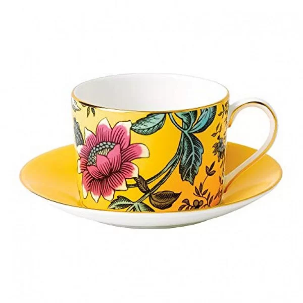 Чайная пара Wonderlust 150 мл, материал фарфор, цвет желтый, Wedgwood, Великобритания, 40031706 - изобр. 7