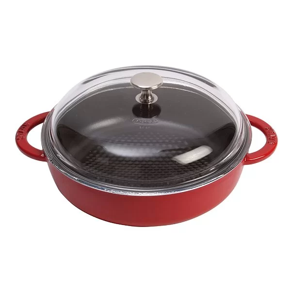 Сотейник &quot;соты&quot; вишневый, 28 см, Staub, 1272906 - изобр. 7