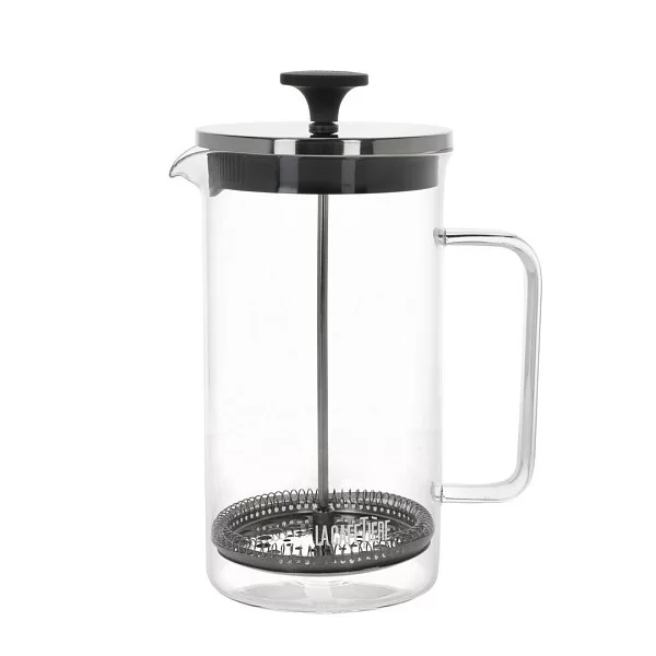 Кофейник френч-пресс La Cafetiere 1 л, нержавеющая сталь+стекло, Kitchen Craft, Великобритания, LCGLCAFE8CP - изобр. 7