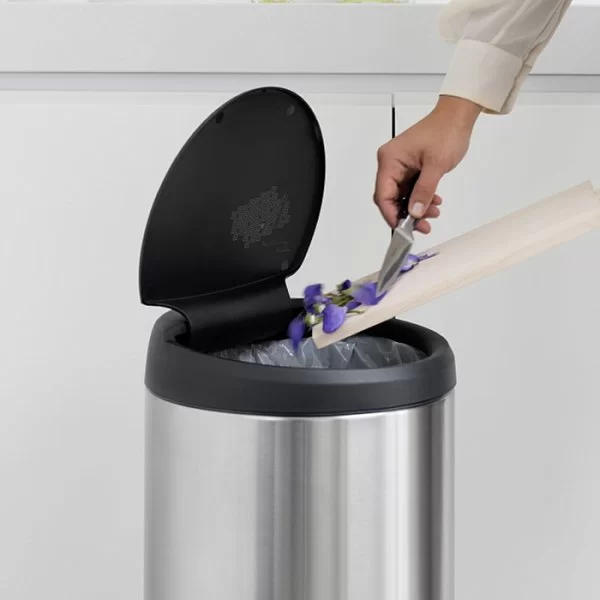Мусорный бак Flip Bin 30л, матовая сталь, Brabantia, 106965 - изобр. 14