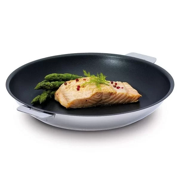 Сковорода антипригарная Casteline 32 см, нержавеющая сталь 18/10, зеркальная полировка, Cristel, Франция, P32QMPE - изобр. 10