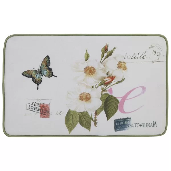 Коврик для ванной Botanical Diary 53х86 см, материал полиэстер, Creative Bath, США, R1248MULT - изобр. 7