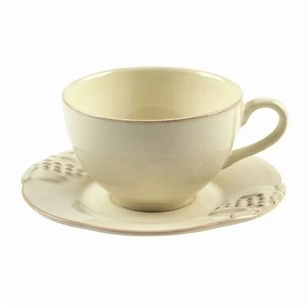 Чайная пара Madeira Harvest 250 мл материал керамика, цвет кремовый, Costa Nova, Португалия, MA228-CRM(MCS01-00201I) - изобр. 7